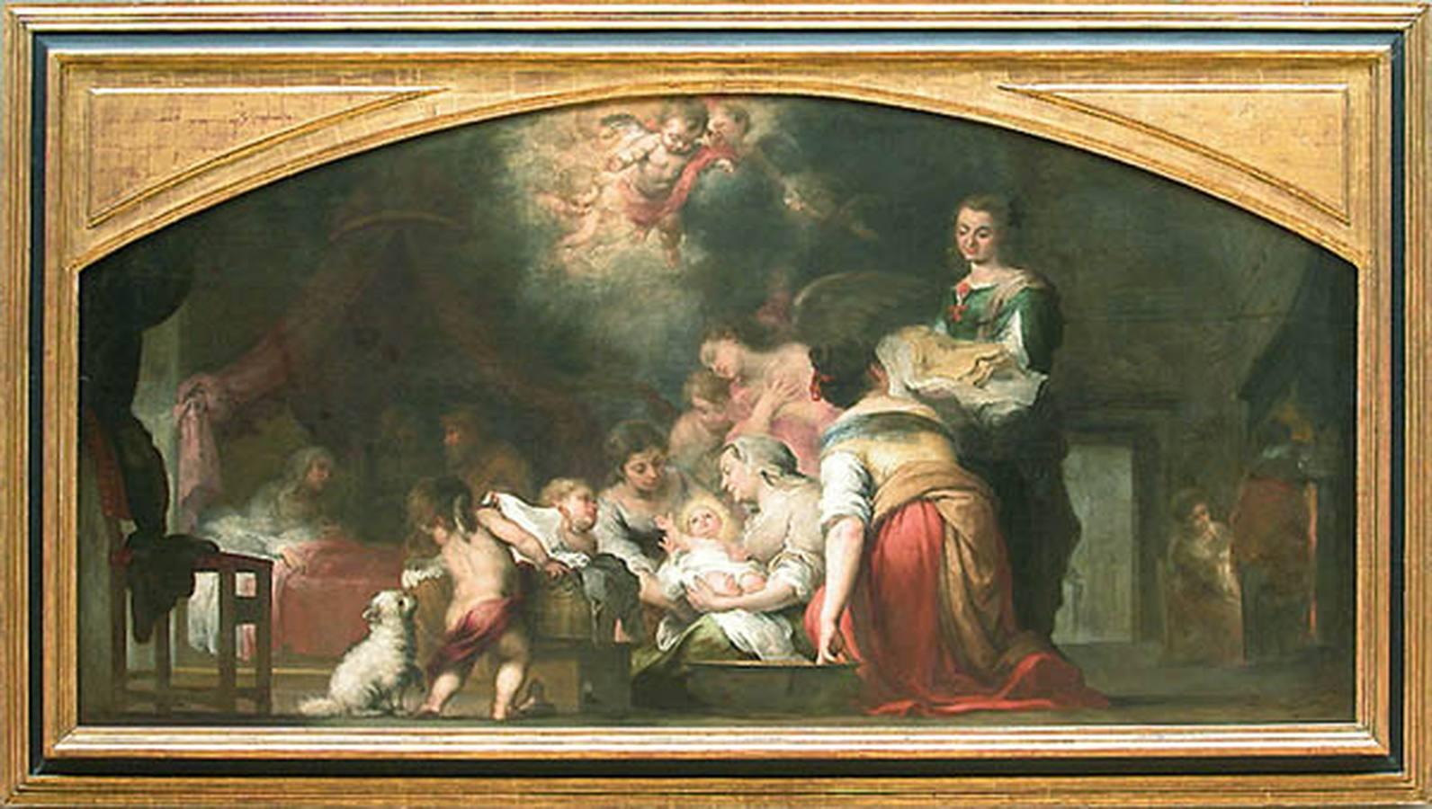 «El nacimiento de la Virgen». 