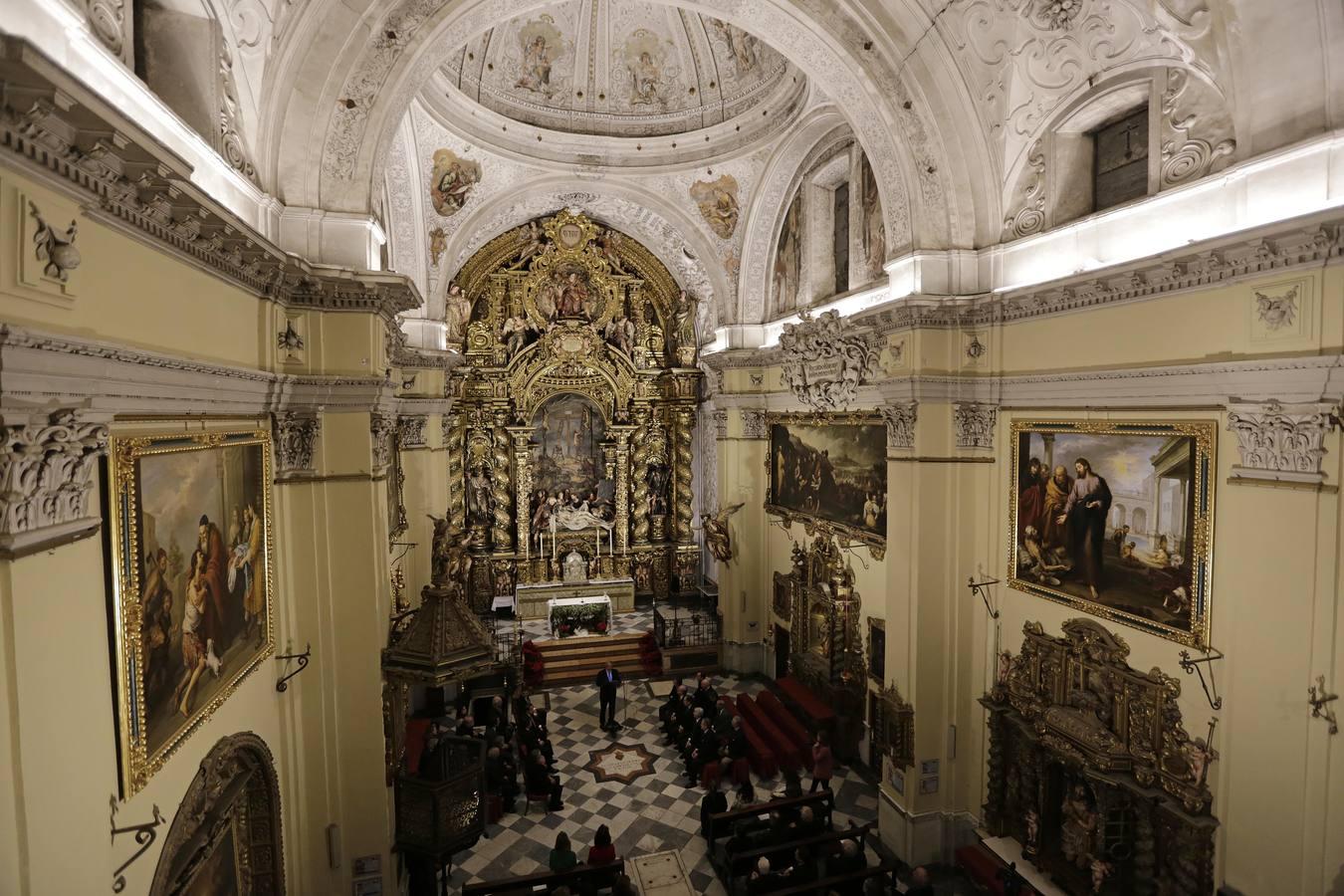 Nueva luz para revelar el esplendor barroco de la iglesia sevillana de la Santa Caridad