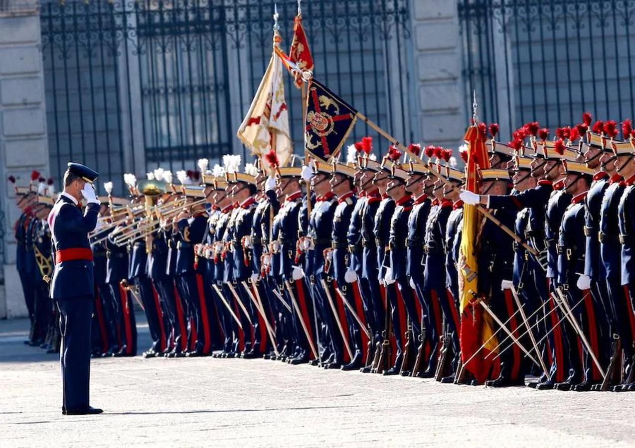 El Monarca cerró el acto con un «¡Viva España!», que fue seguido de un «;Viva el Rey!».