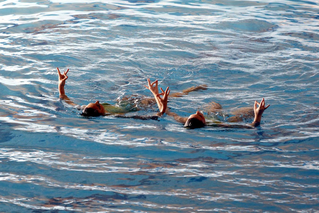 Natación sincronizada en Toledo, en imágenes