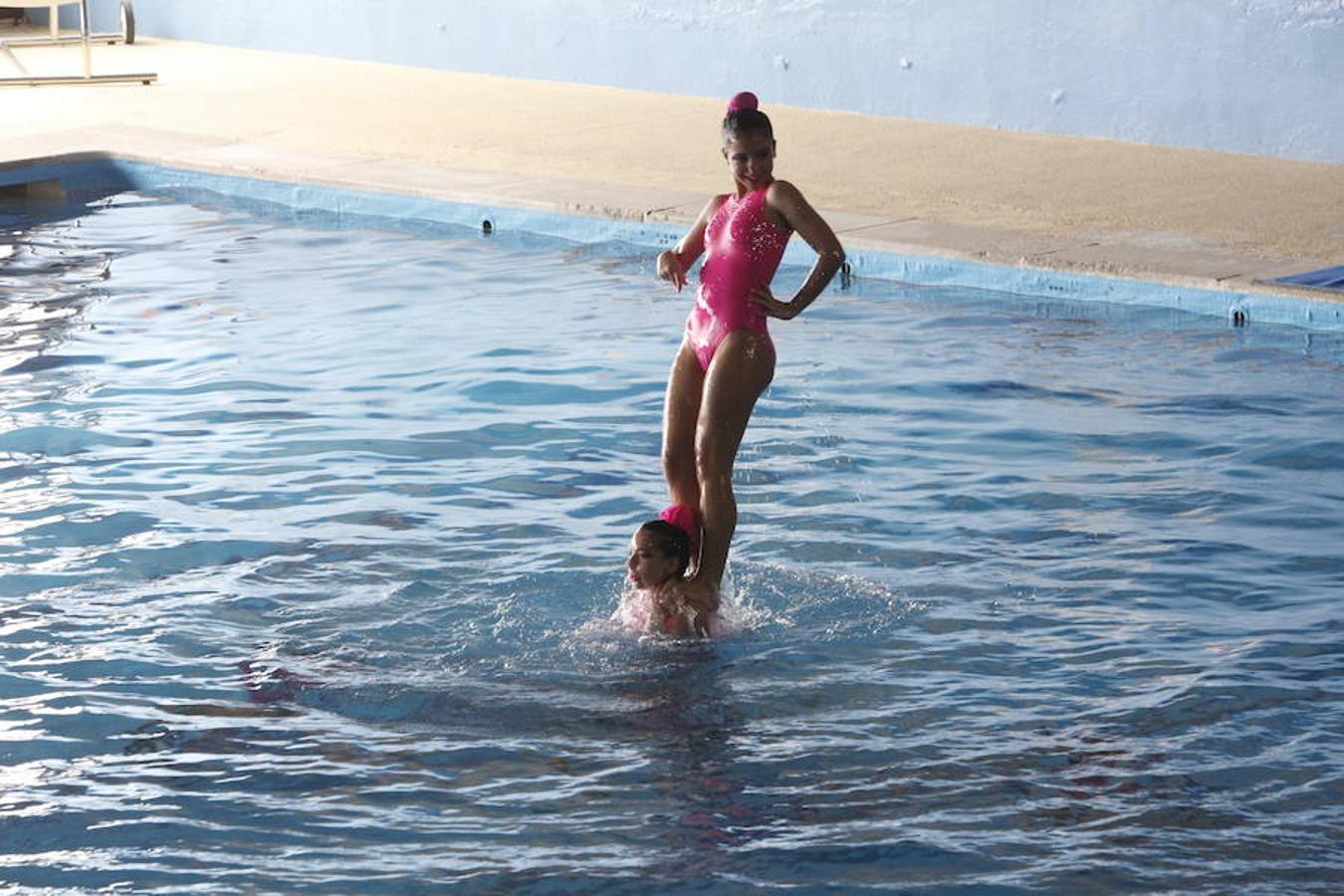 Natación sincronizada en Toledo, en imágenes