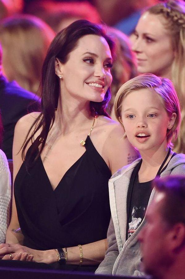 Angelina Jolie y su hija Shiloh Jolie-Pitt. 