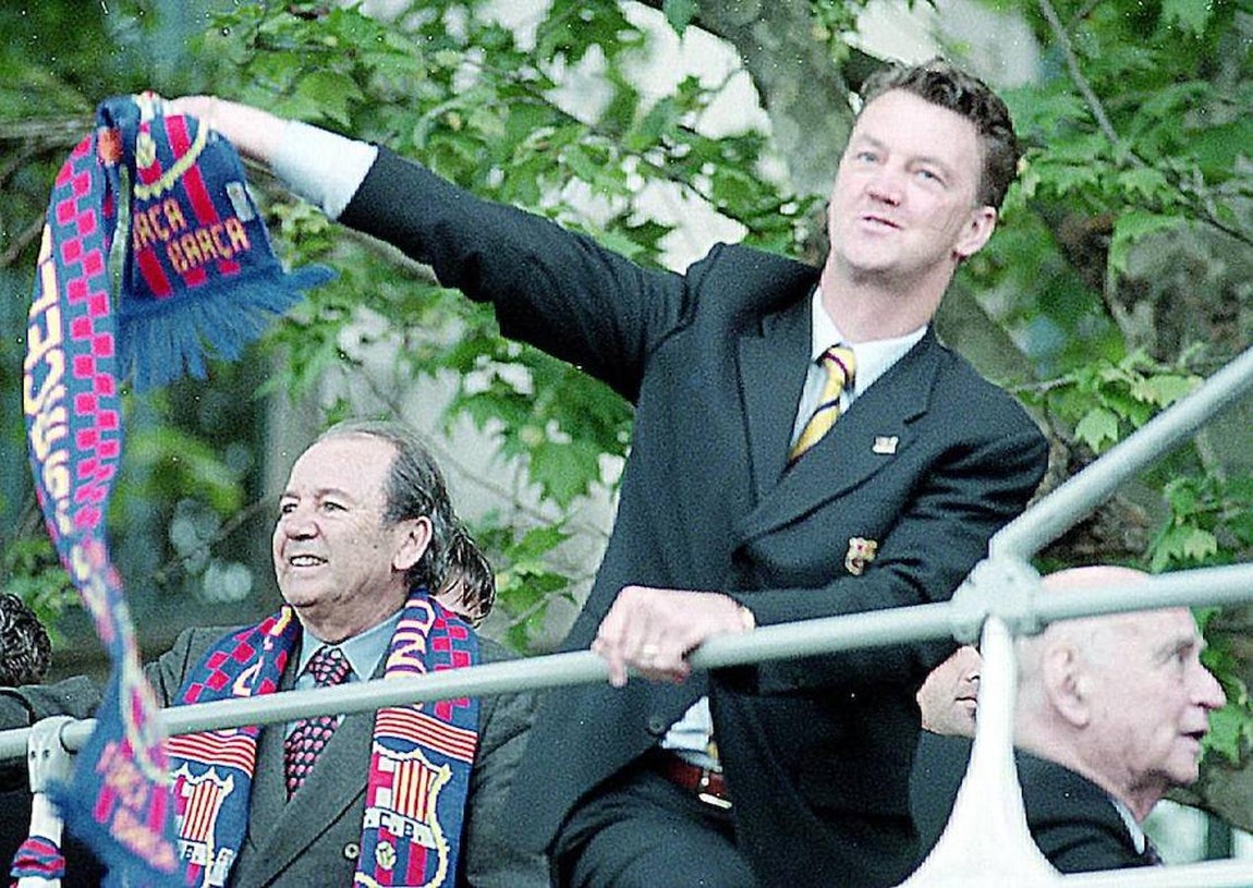 La carrera de Van Gaal, en imágenes