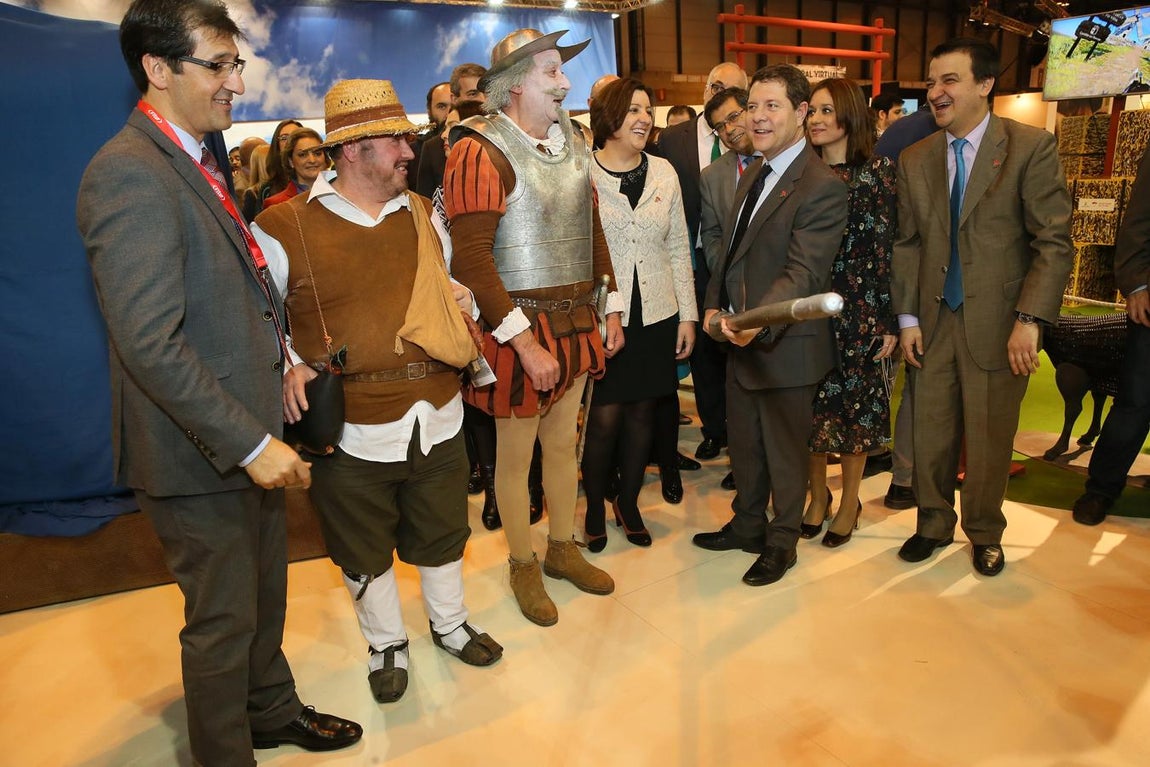 La inauguración del stand de Castilla-La Mancha en Fitur, en imágenes