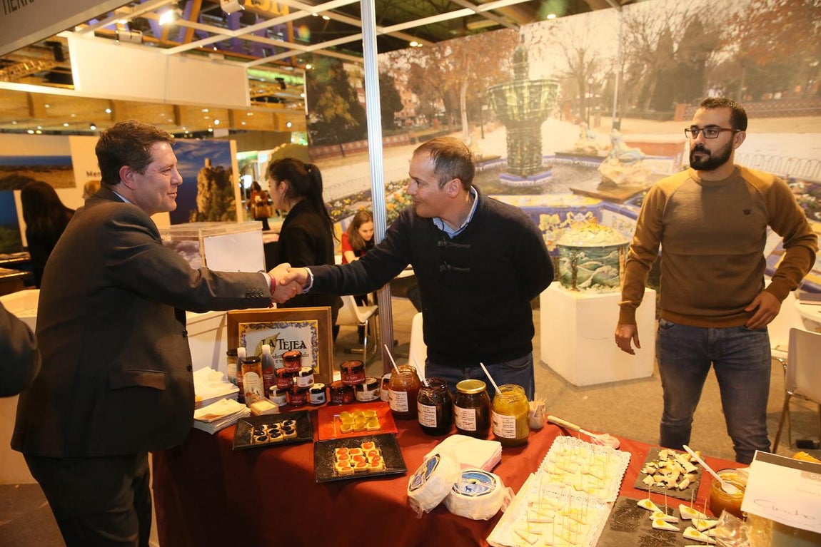 La inauguración del stand de Castilla-La Mancha en Fitur, en imágenes