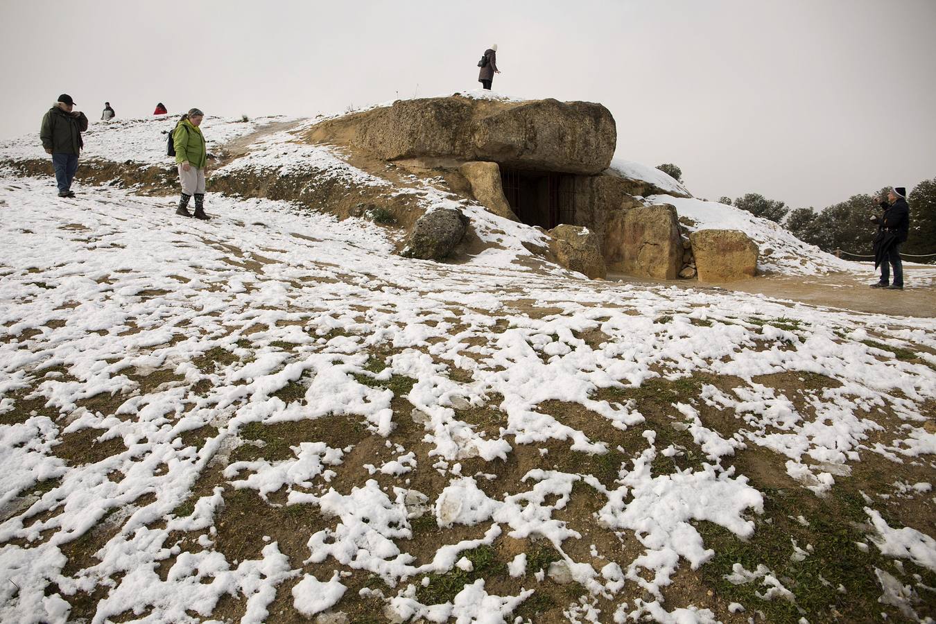 La nieve deja espectaculares estampas de Ronda y Antequera