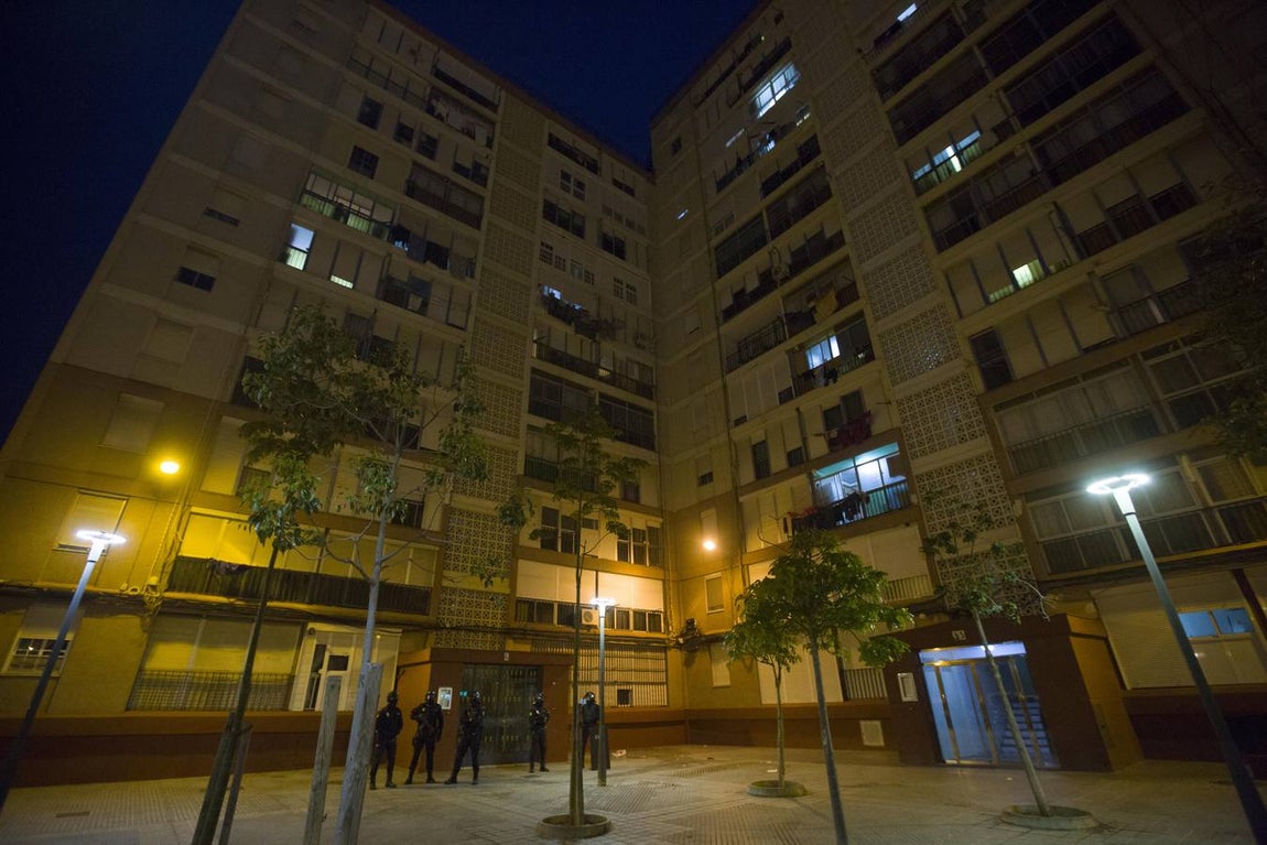 Golpe policial contra el tráfico de drogas en Guillén Moreno