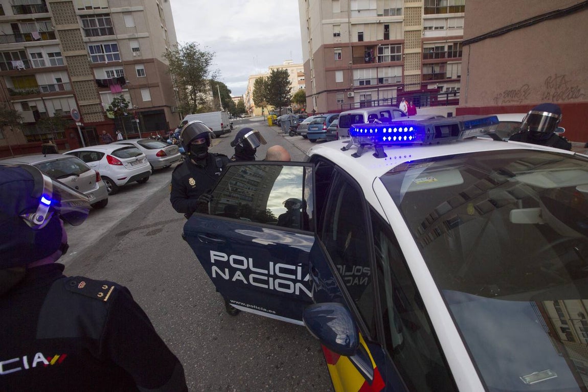 Golpe policial contra el tráfico de drogas en Guillén Moreno