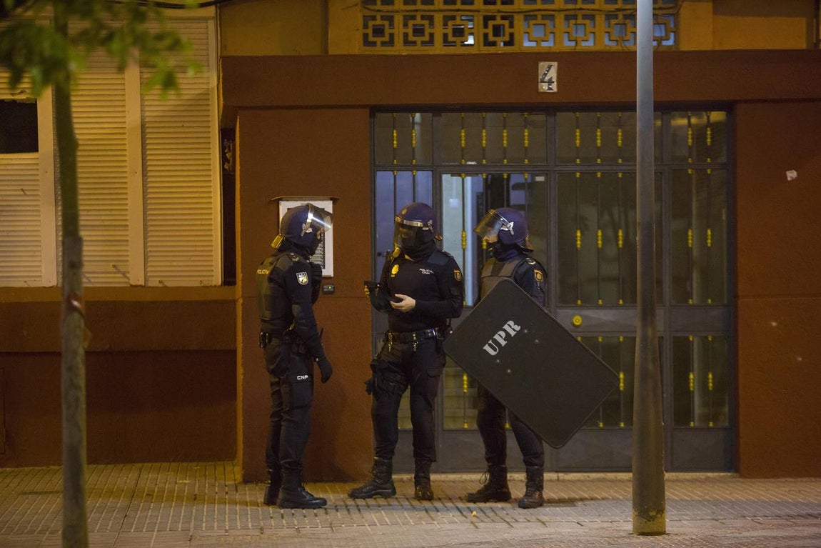 Golpe policial contra el tráfico de drogas en Guillén Moreno