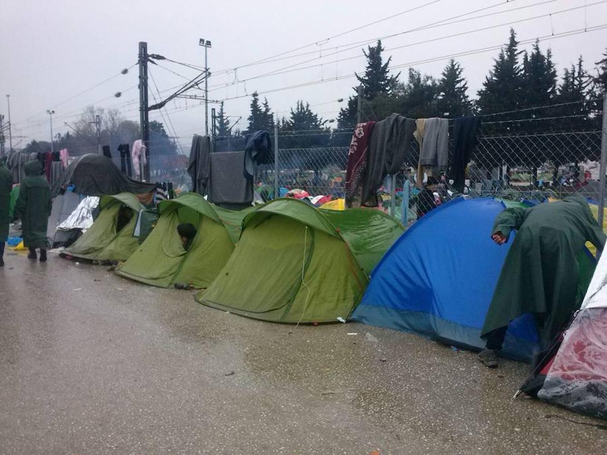 Los viajes a los campos de refugiados, en imágenes