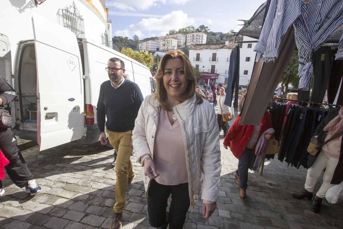 Susana Diaz participa en un acto de partido en Alcalá