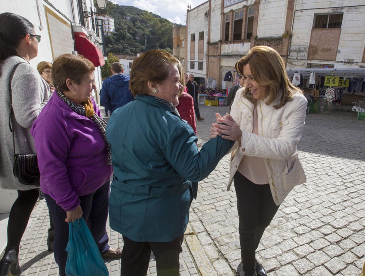 Susana Diaz participa en un acto de partido en Alcalá