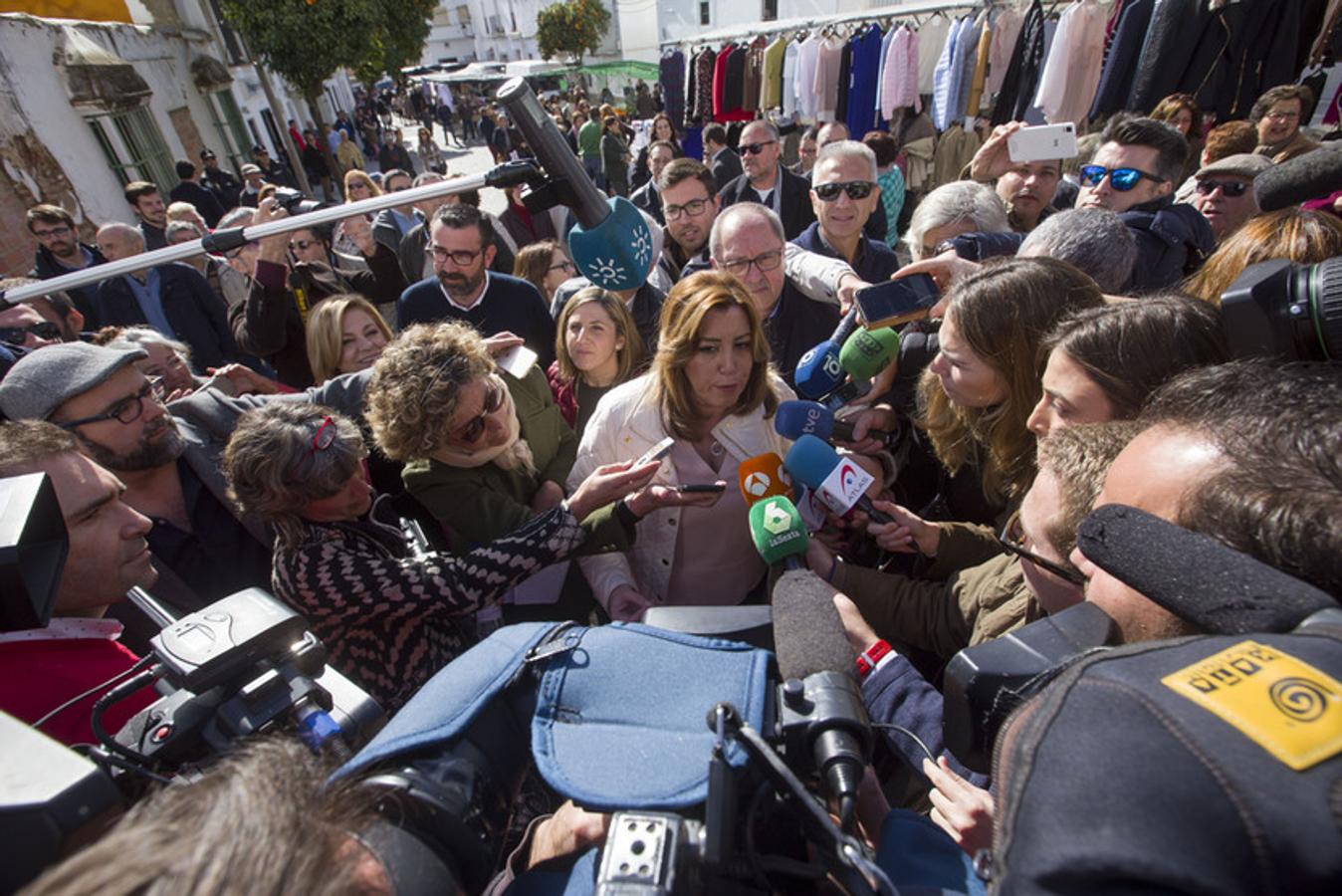 Susana Diaz participa en un acto de partido en Alcalá