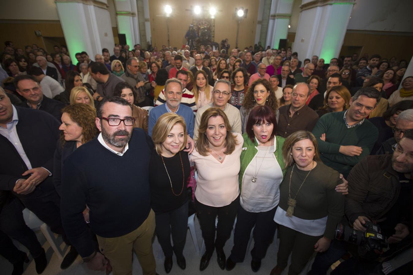 Susana Diaz participa en un acto de partido en Alcalá