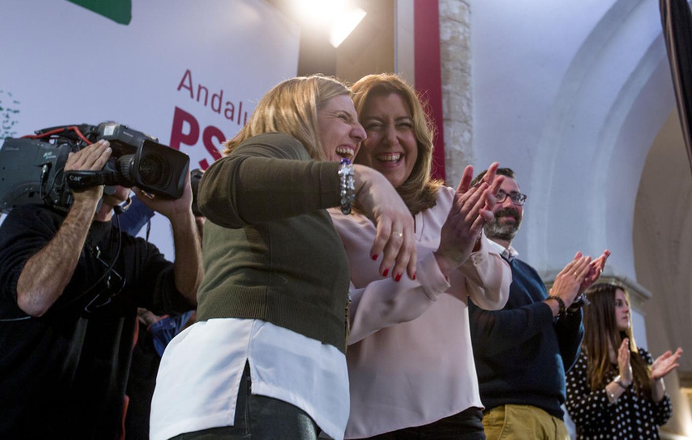 Susana Diaz participa en un acto de partido en Alcalá