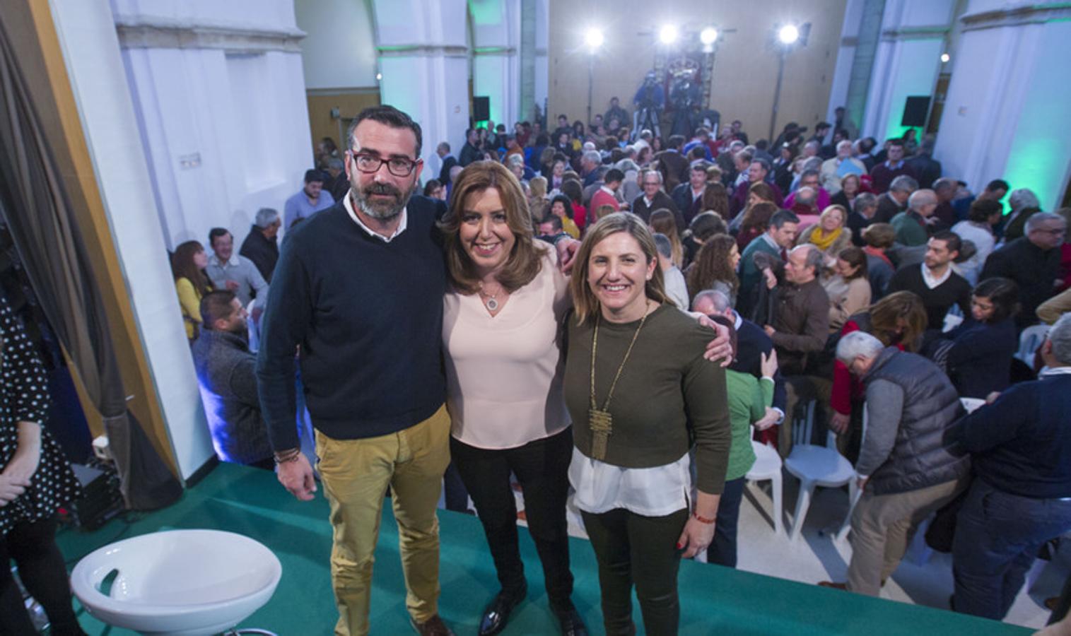 Susana Diaz participa en un acto de partido en Alcalá