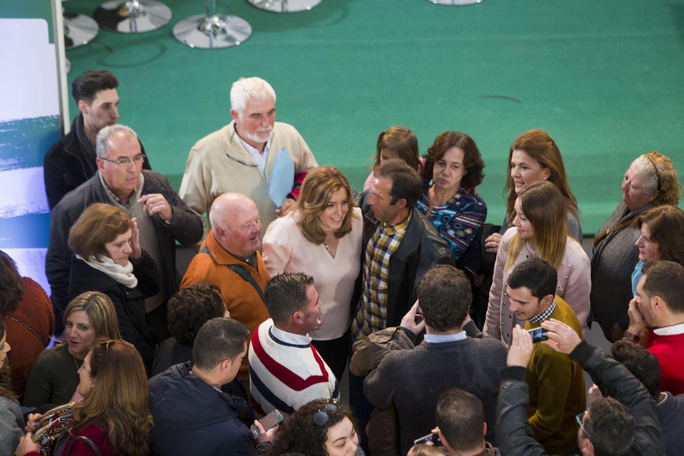 Susana Diaz participa en un acto de partido en Alcalá