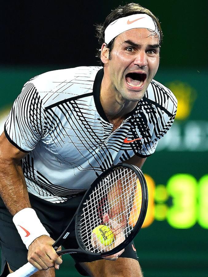 Así ha celebrado Federer su título en el Open de Australia