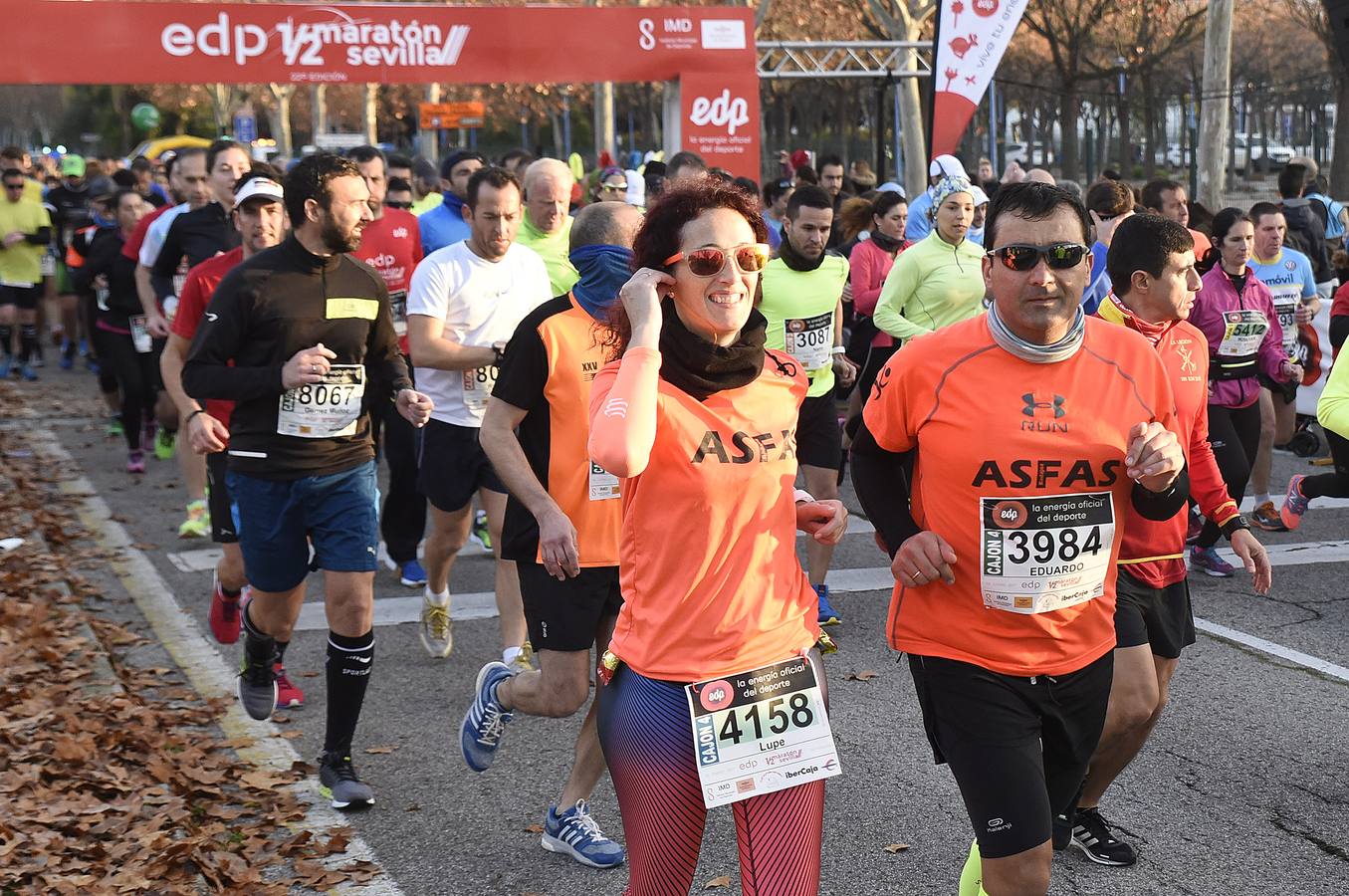 Ledesma y Muñoz, ganadores del EDP Medio Maratón de Sevilla