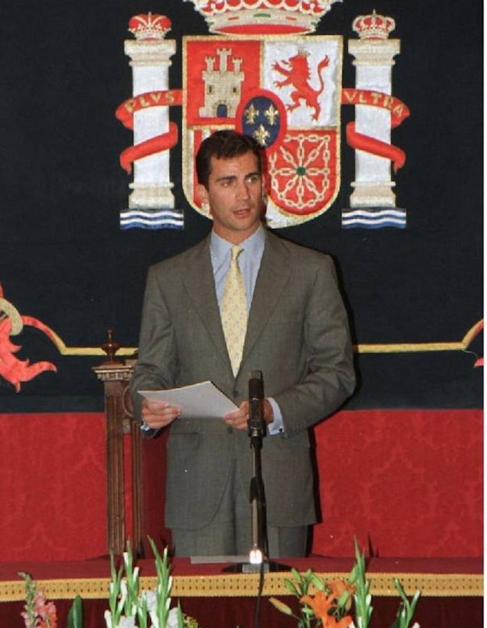 El Príncipe dio un discurso en Salamanca durante una jornada de visita a Castilla y León. 