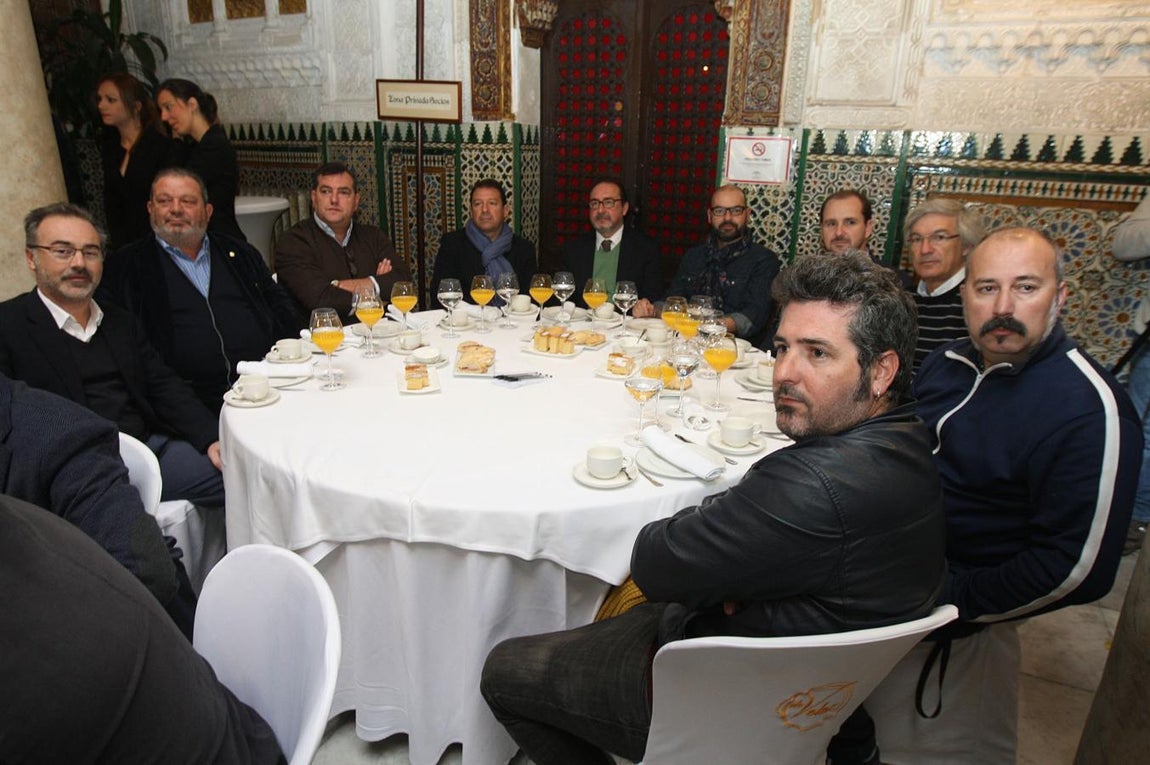 Kiko Zamora, Antonio Barberán, Antonio Mariscal, José Quesada, Pancho Jiménez, Ramón de la Rosa, Miguel Ramos, Faly Hermida y Omar Osuna.