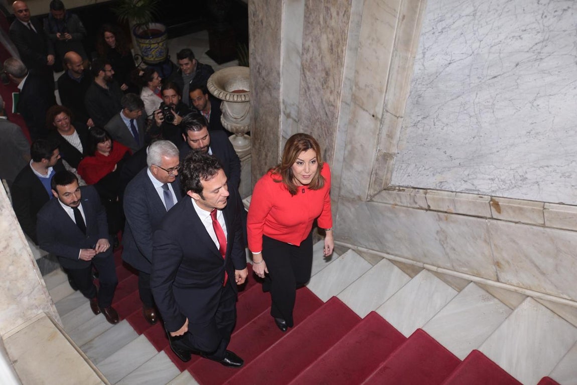 Fotos: Incidentes en Cádiz al inicio de la visita