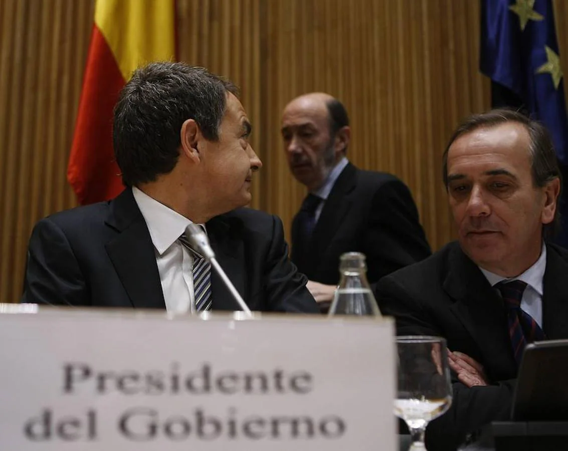 Junto a Rodríguez Zapatero