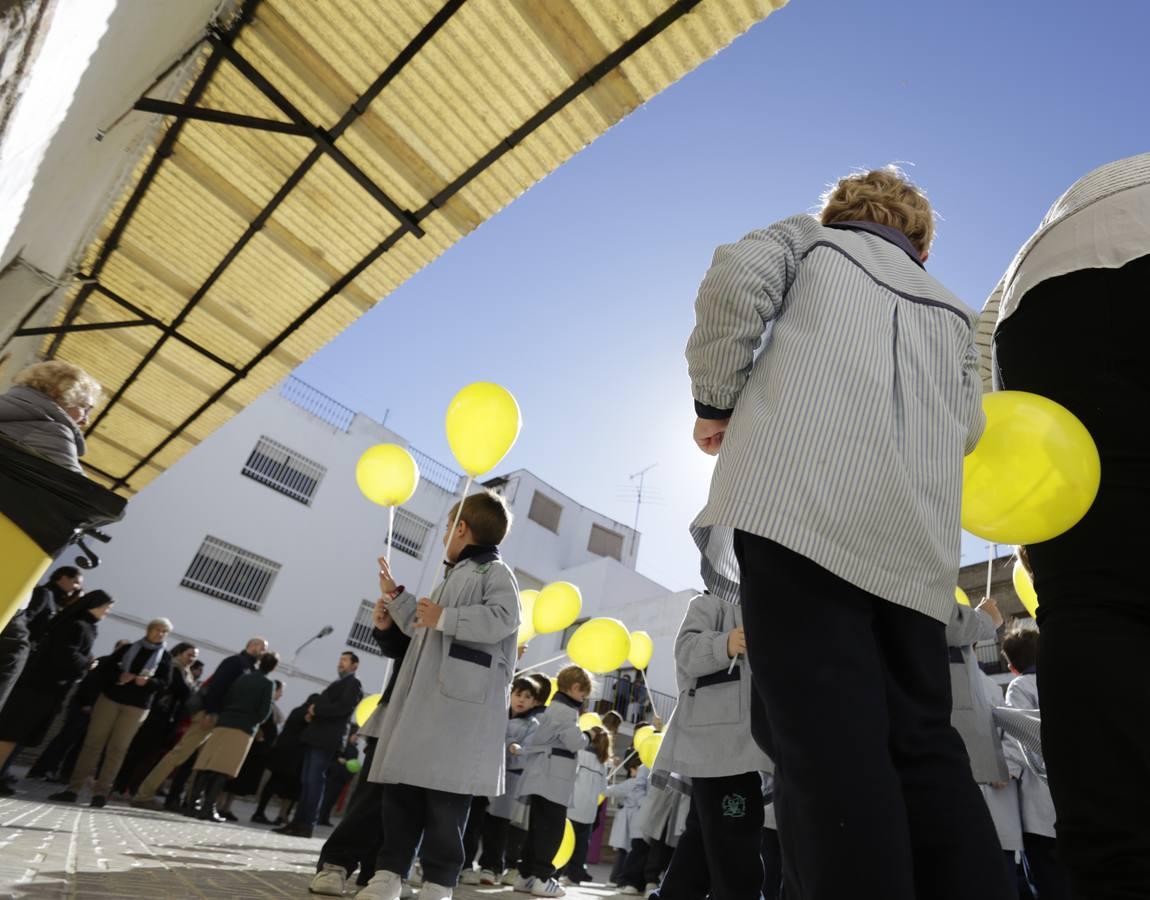 Alumnos de la concertada salen de la clase a reivindicar sus derechos