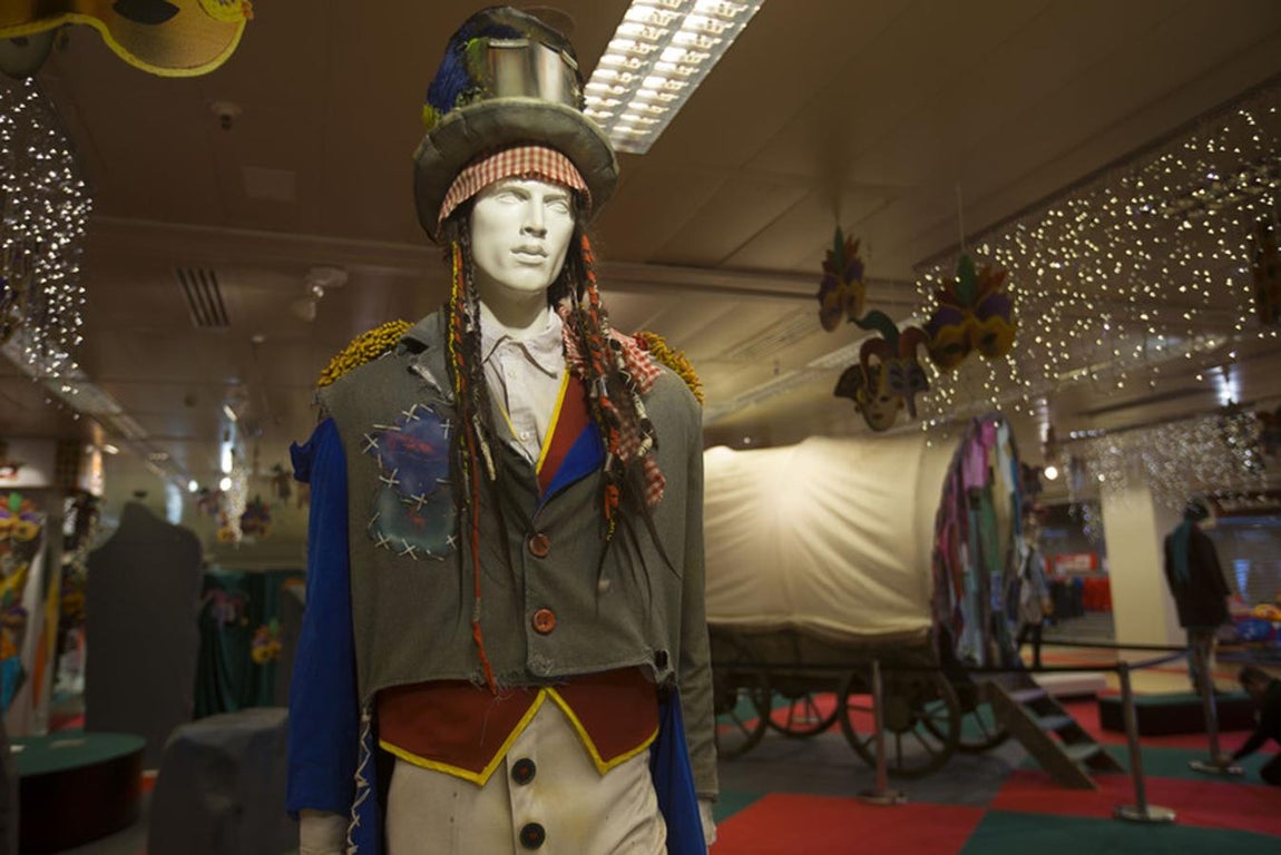 Exposición sobre Carnaval en el Corte Inglés Bahía de Cádiz