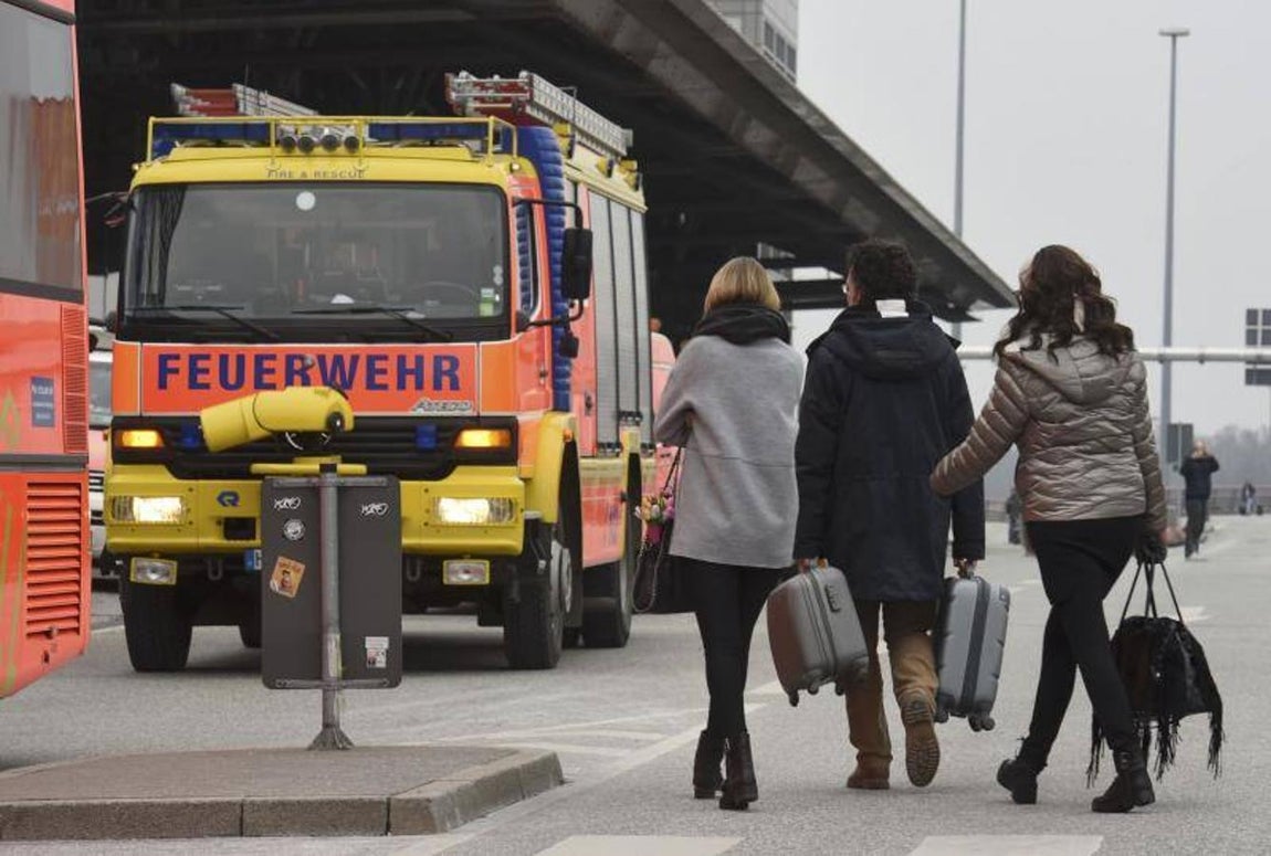 Cierran temporalmente el aeropuerto de Hamburgo