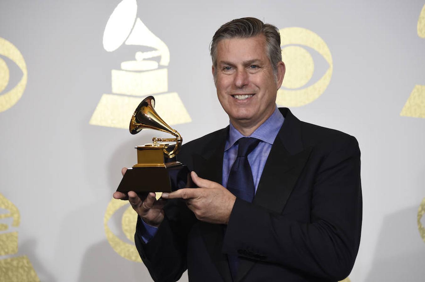 Scott Pascucci, en la alfombra roja de los Grammy 2017. 