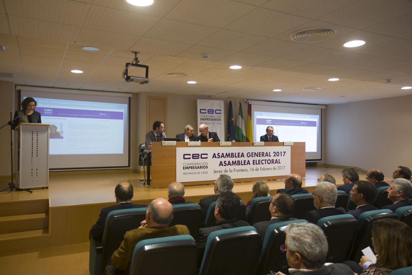 Asamblea general y asamblea electoral de la CEC en Jerez