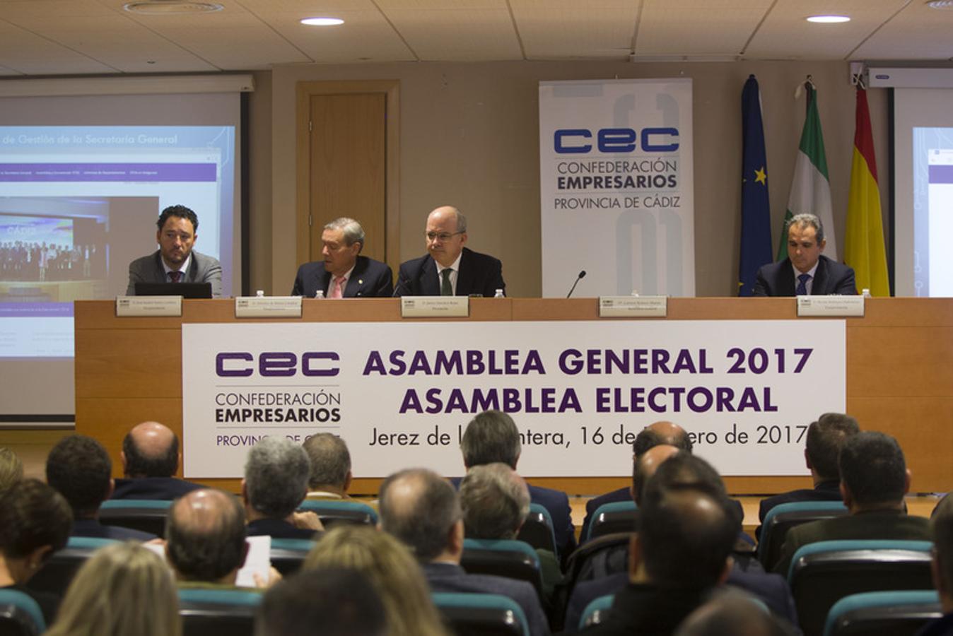 Asamblea general y asamblea electoral de la CEC en Jerez