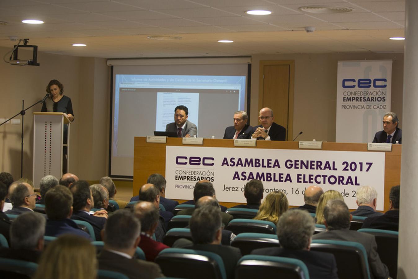 Asamblea general y asamblea electoral de la CEC en Jerez