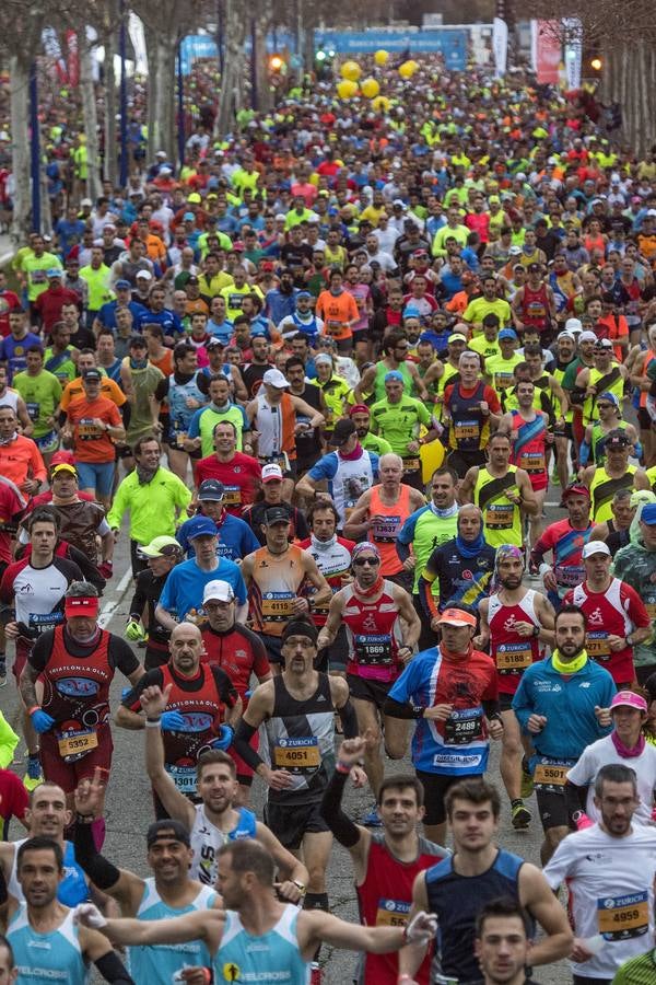 Las mejores imágenes del Zurich Maratón de Sevilla 2017