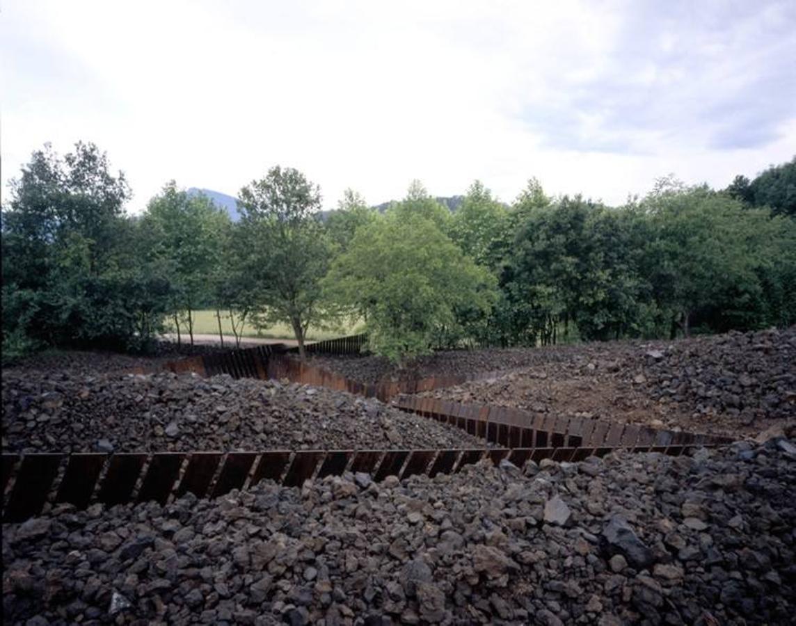 El Parque de Piedra Tosca, en Les Preses, uno de los trabajos más emblemáticos de los arquitector RCR.. 