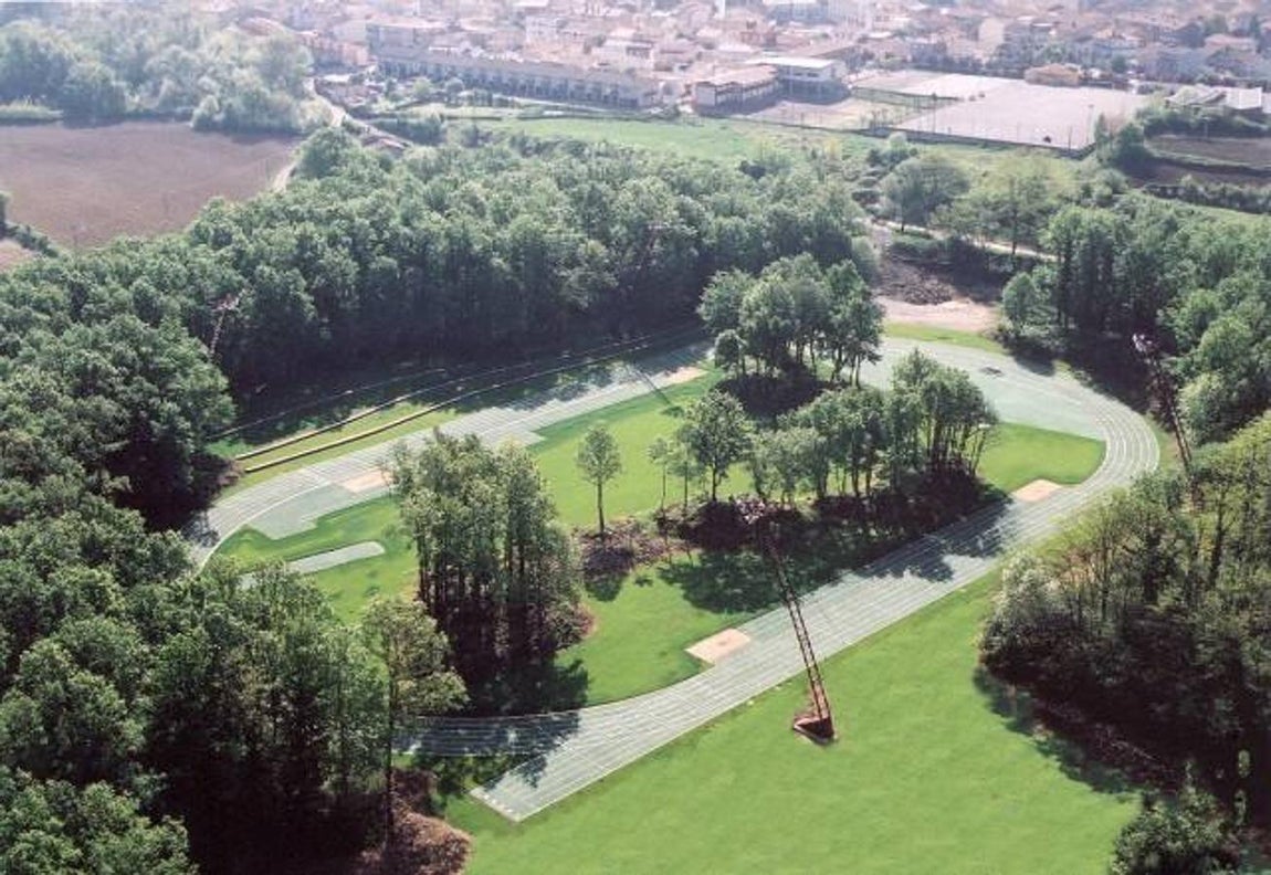 El Estadio de Atletismo Tussols-Basil, en el municipio geronense de Olot.. 