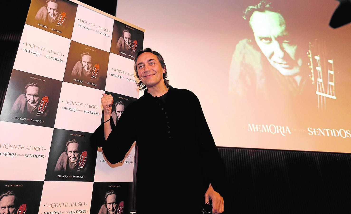 La presentación de «Memoria de los sentidos», de Vicente Amigo, en imágenes