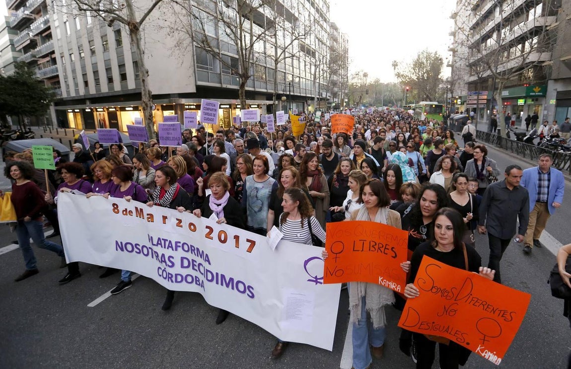 En imágenes, el Día de la Mujer en Córdoba