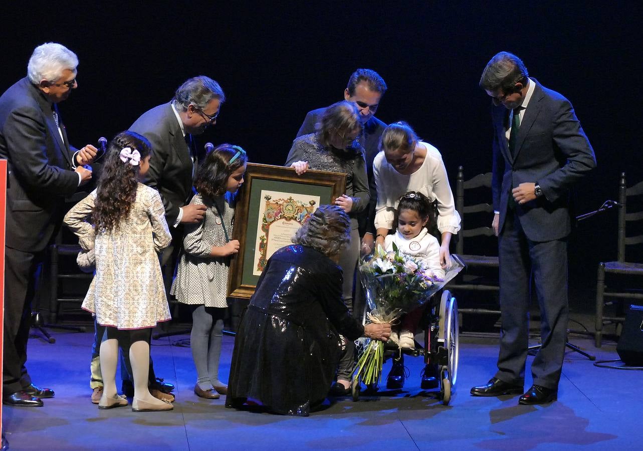 Gala flamenca a beneficio de Andex en el Teatro de la Maestranza