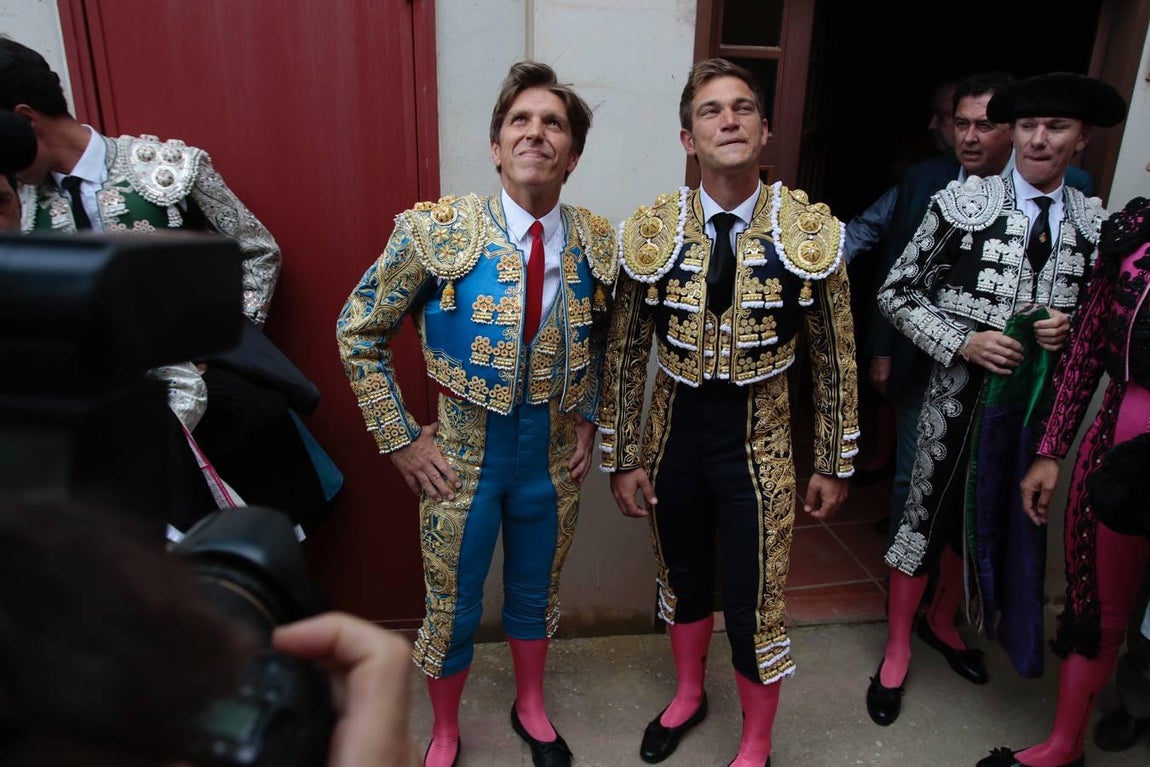 El encuentro en los ruedos de los dos hijos de «El Cordobés»