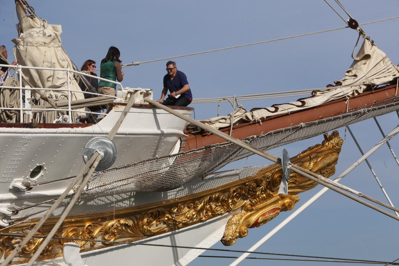 Jornadas de puertas abiertas del Juan Sebastián Elcano en Cádiz