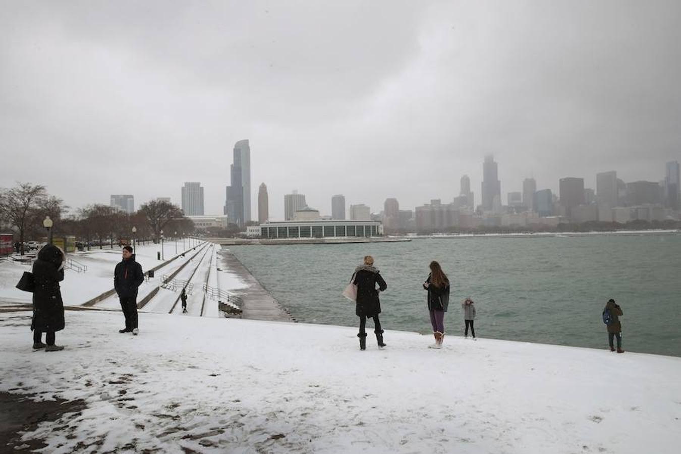 El lago Michigan en Chicago