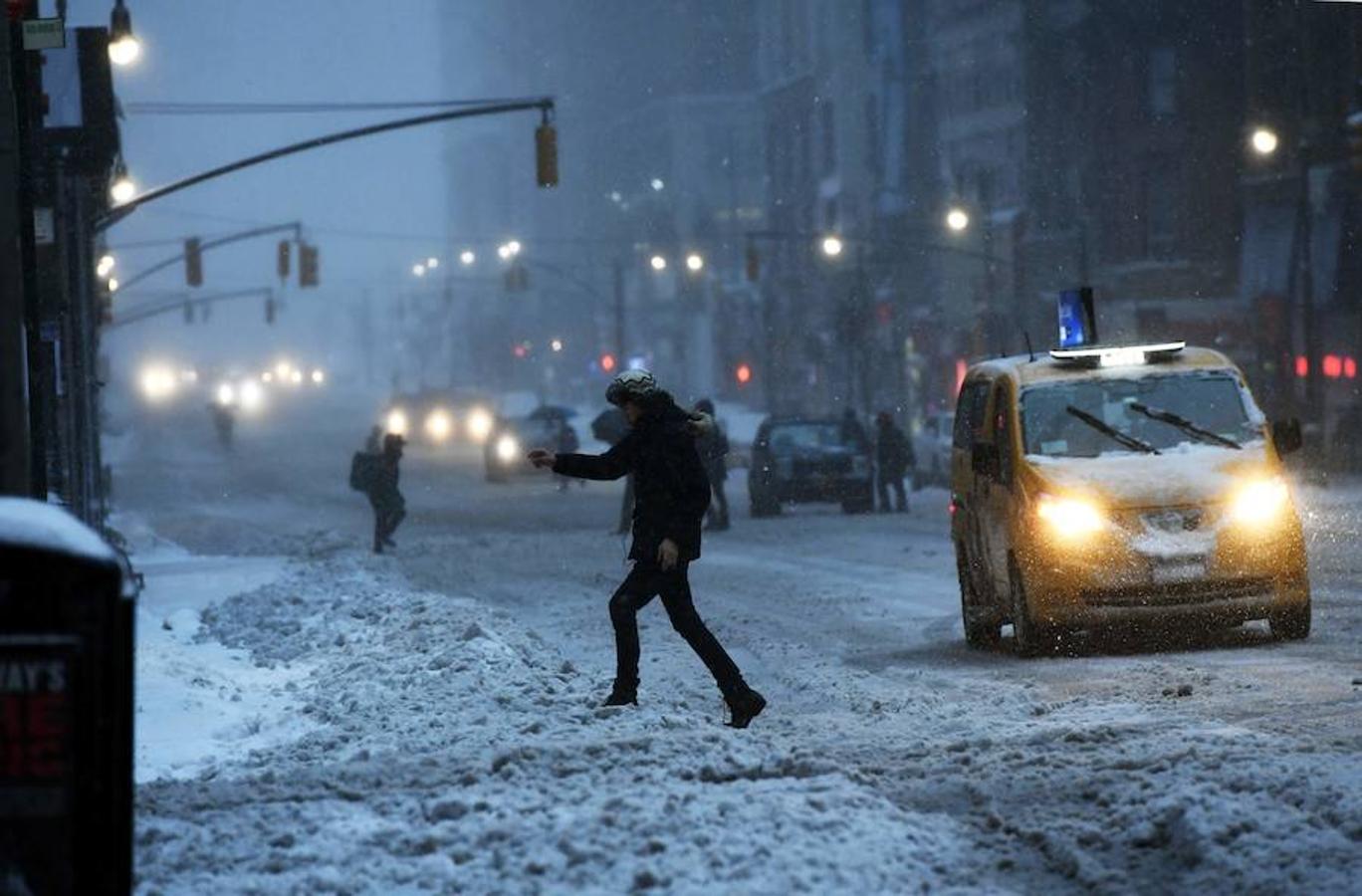 Las nevadas han paralizado Nueva York