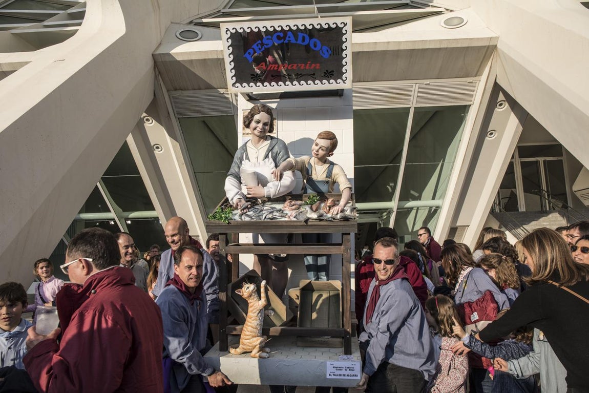 Ninot Indultat - La Pescadera, de la Falla Almirante Cadarso-Conde Altea. 