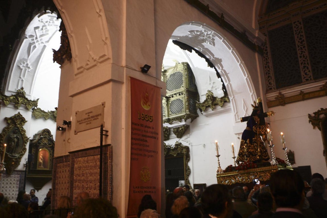 Traslado de los titulares del Nazareno de Santa María