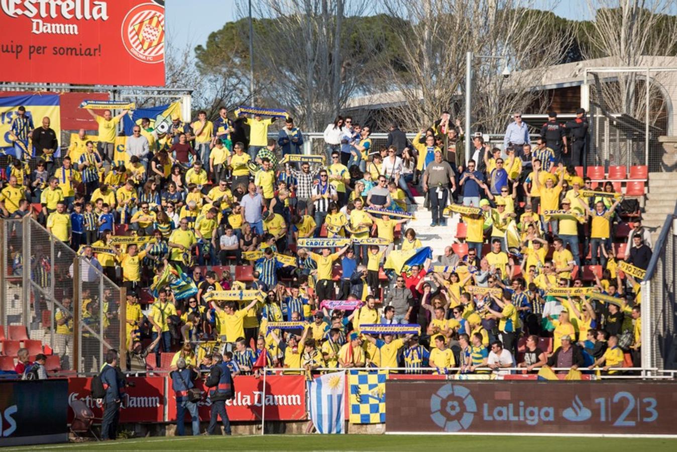 Las imágenes del partido Cádiz CF - Girona