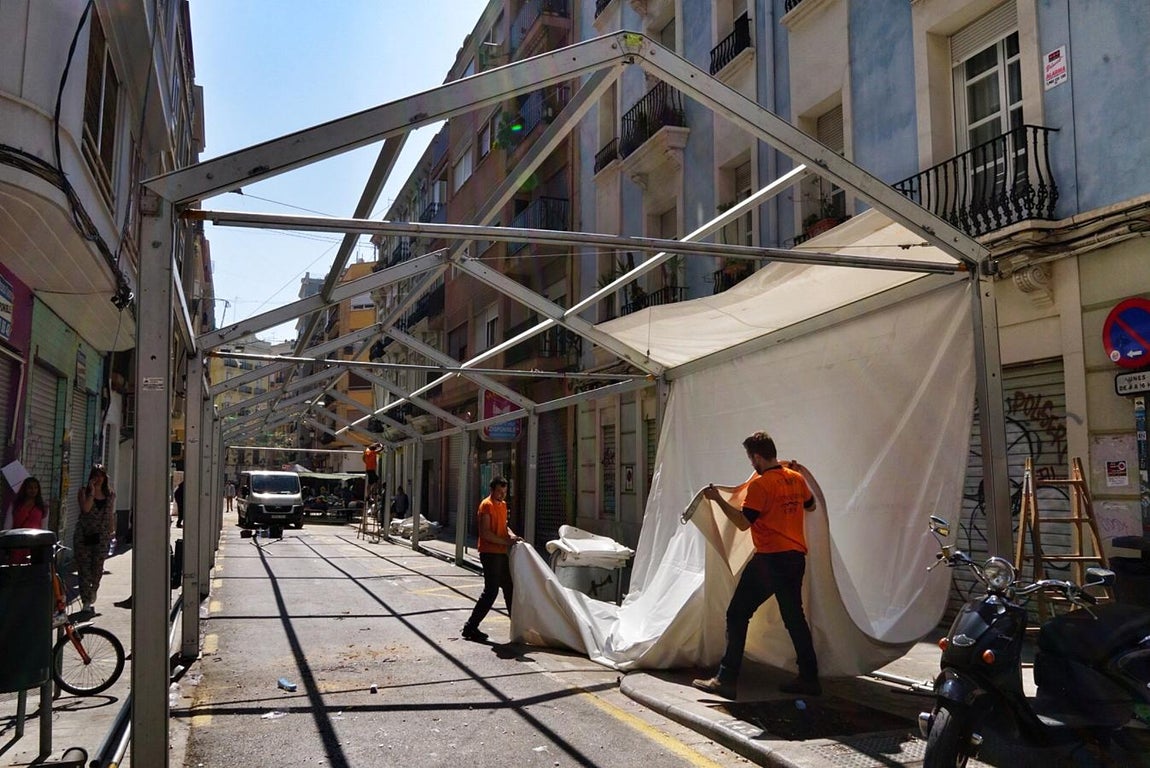 En imágenes: así queda Valencia después de cerrar la semana de Fallas