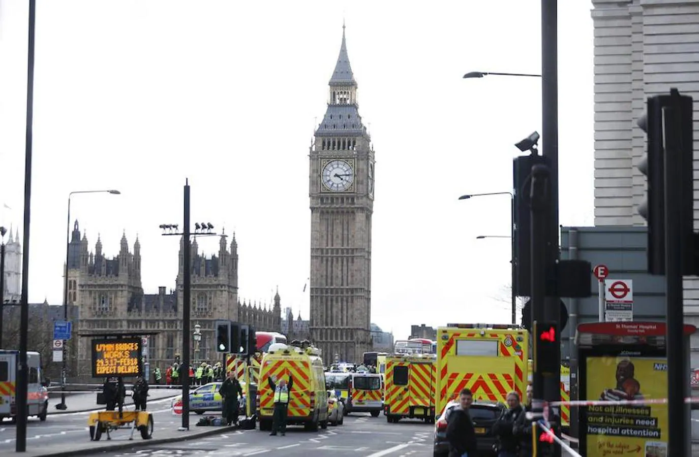 Imágenes tras el ataque en el centro de Londres