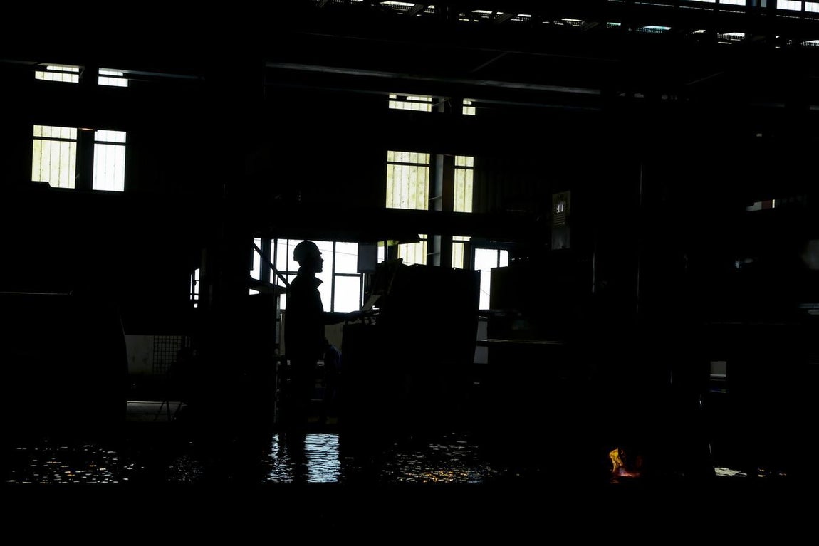 Corte de chapa en Navantia Puerto Real de la subestación &#039;East Anglia One&#039;